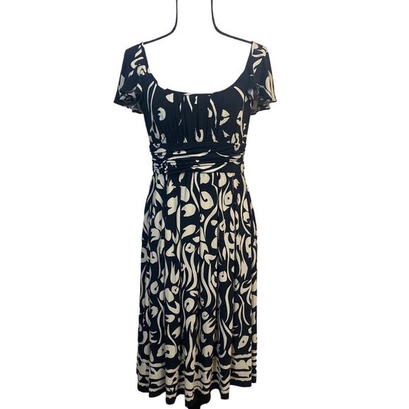Jones New York Convertible Flutter Sleeve Dress Size 8 - Picture 1 of 7